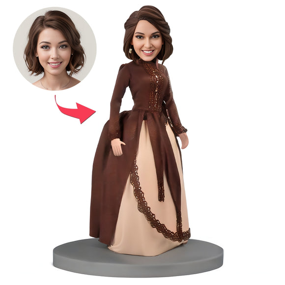 Custom Bobblehead Basle Period Vintage Classic Women's Clothing