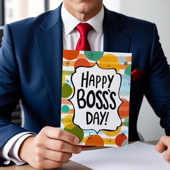 Happy Boss's Day Card Boss Appreciation Card Bosses Day Card For Him - 