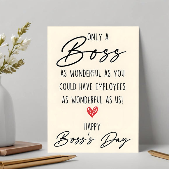 Happy Boss's Day Card Best Wish for Boss