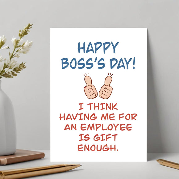 Happy Boss's Day Card Best Boss