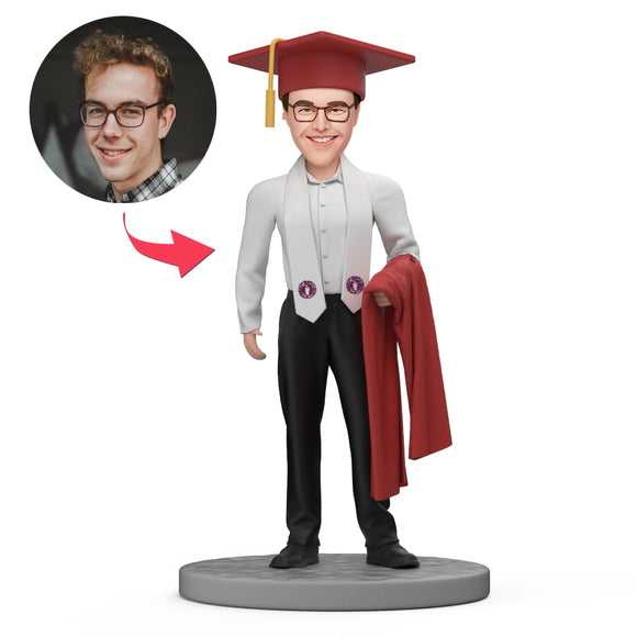 Custom Graduation Bobbleheads - A One-of-a-Kind Keepsake for Distinguished Graduate