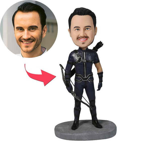 Hawkeye Popular Custom Bobblehead With Engraved Text